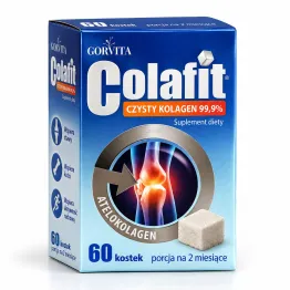 Czysty Kolagen 99,9% 0,48 g (60 Kostek) - Colafit Gorvita