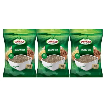 3 x Nasiona Chia - Szałwia Hiszpańska 1 kg Flowpack - Targroch