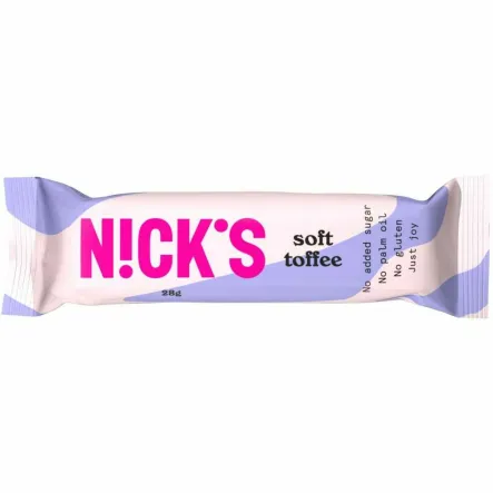 Baton z Nadzieniem Toffi w Czekoladzie Mlecznej Soft Toffee 28 g - Nicks