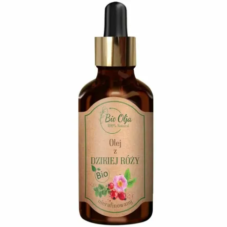 Olej z Dzikiej Róży BIO Zimnotłoczony Nierafinowany 50 ml - Bio Olja
