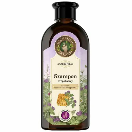 Szampon Propolisowy do Włosów Wypadających 350 ml - Receptury Zielarki