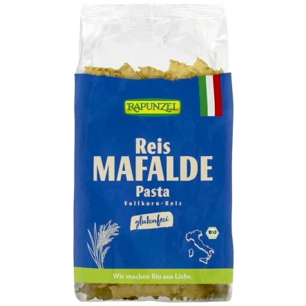 Makaron Ryżowy Razowy Mafalde Bezglutenowy Bio 250 g - Rapunzel