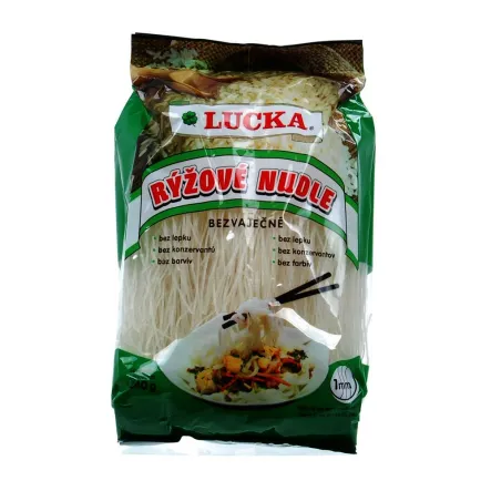 Makaron Ryżowy Nitki 1 mm 240 g - Lucka