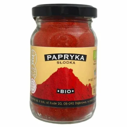 Papryka Słodka Mielona BIO 85 g - Pięć Przemian