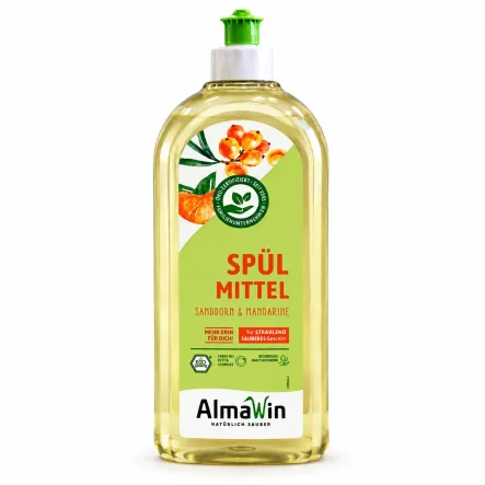 Płyn do Mycia Naczyń Rokitnikowo-Mandarynkowy 1 l - AlmaWin