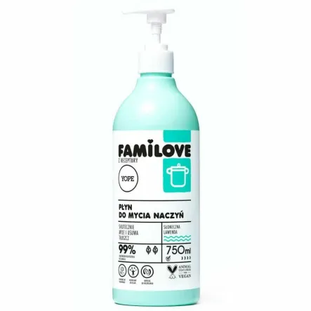 Płyn do Mycia Naczyń Słoneczna Lawenda 750 ml - FAMILOVE