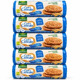 5 x Ciastka Pełnoziarniste z Płatkami Owsianymi Bez Dodatku Cukrów 280 g - Gullon