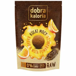 Kulki Mocy Kakao i Nuta Pomarańczy 65 g - Kubara