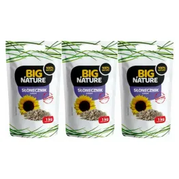 3 x Słonecznik Łuskany 1 kg - Big Nature