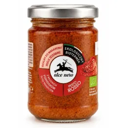 Pesto Czerwone z Suszonych Pomidorów Bio 130 g - Alce Nero