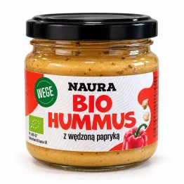 Hummus z Wędzoną Papryką BIO Wegański 190 g - Naura