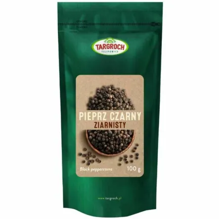 Pieprz Czarny Ziarnisty 100 g - Targroch