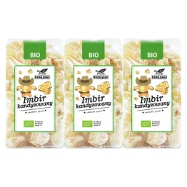 3 x Imbir Kandyzowany Bio 400 G - Bio Planet