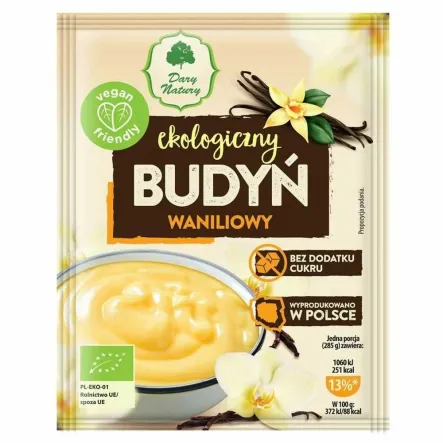 Budyń Waniliowy Eko 40 g - Dary Natury