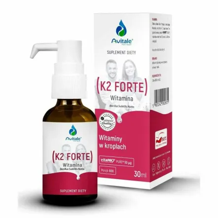 Witamina K2 Forte Krople 30 ml - Avitale