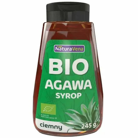 Syrop z Agawy Ciemny Bio 245 g - NaturAvena