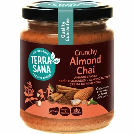 Krem Migdałowy Piernik Crunchy Bio 250 g - Terrasana