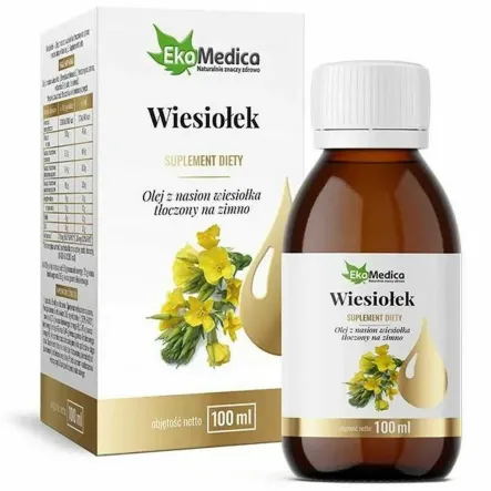 Olej z Wiesiołka z Witaminą E 100 ml - Ekamedica