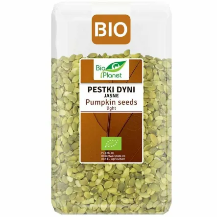 Pestki Dyni Łuskane Jasne Bio 1 kg - Bio Planet