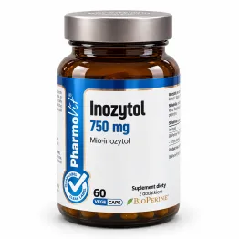 Inozytol Mio-Inozytol 750 mg z BioPerine 60 Kapsułek - Pharmovit