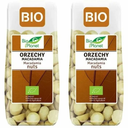 2 x Orzechy Macadamia Bio 200 g - Bio Planet
