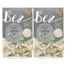 2 x Makaron Ryżowy Penne Bezglutenowy BIO 250 g - Bartolini