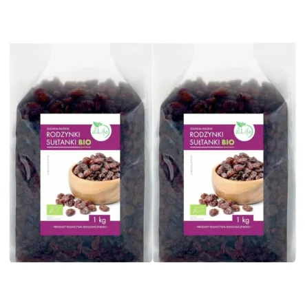 2 x Rodzynki Sułtanki Bio 1 kg - BioLife