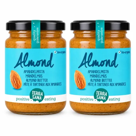 2 x Krem z Prażonych Migdałów Bio 250 g - Terrasana