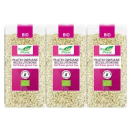 3 x Płatki Owsiane Bezglutenowe Bio 300 g - Bio Planet