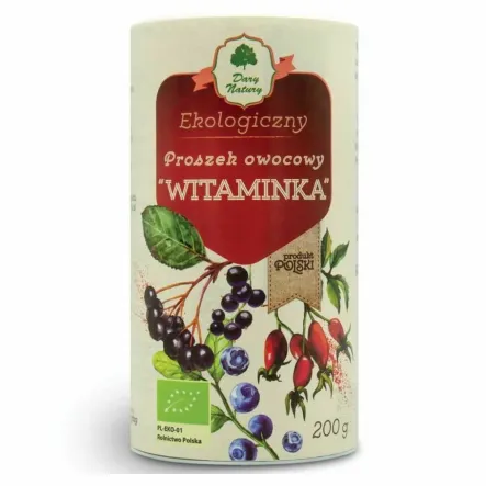 Proszek Owocowy Witaminka Eko 200 g - Dary Natury