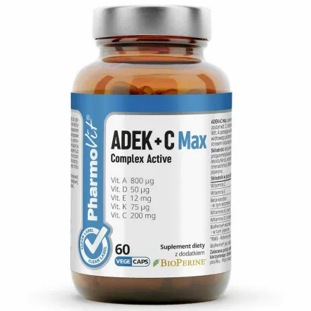 ADEK+ C MAX 60 kapsułek - Pharmovit