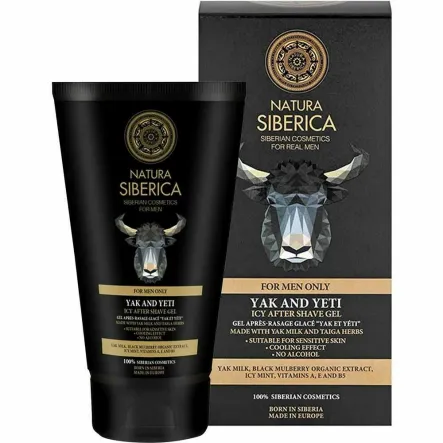 Żel Do Twarzy Po Goleniu Chłodzący Dla Mężczyzn 150 ml - Natura Siberica