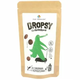 Dropsy Czekoladowe Bez Dodatku Cukru Bezglutenowe 200 g - Pięć Przemian