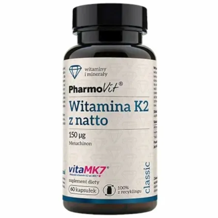 Witamina K2 z Natto 60 Kapsułek - Pharmovit