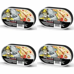 4 x Filety z Makreli w Sosie Pomidorowym 170 g - Kier