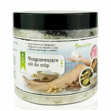 Rozgrzewająca Sól do Stóp 650 g - Zdrowie Natury