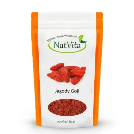 Jagody Goji Owoc Suszony 500 g - Natvita