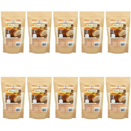 10 x Mąka z TEFF Bezglutenowa 500 g - Simpatiko