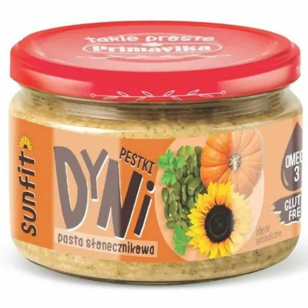 Pasta Słonecznikowa Pestki Dyni Bezglutenowa 180 g - Primavika
