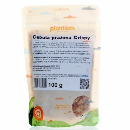 Cebula Prażona Crispy 100 g - Planteon