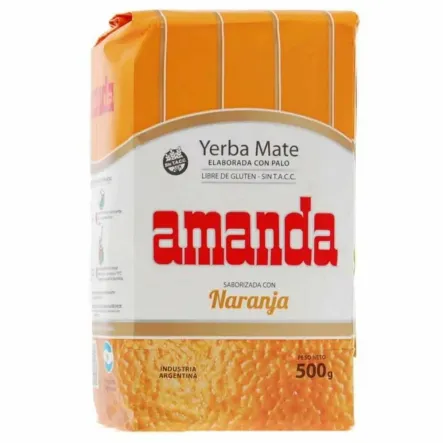 Yerba Mate Amanda Naranja Pomarańczowa 500 g