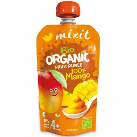 BIO Mus Owocowy 100% Mango Bez Dodatku Cukru 100 g - Mixit