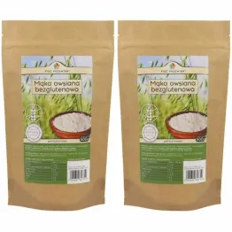 Zestaw 2 x Mąka Owsiana Bezglutenowa Pełnoziarnista 500 g - Simpatiko