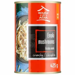 Grzyby ENOKI Całe w Zalewie 425 g (200 g) - House of Asia