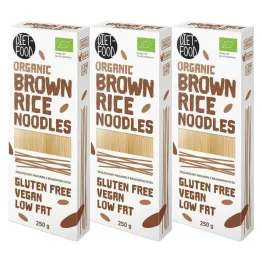 3 x Makaron z Brązowego Ryżu BIO  250 g - Diet-Food