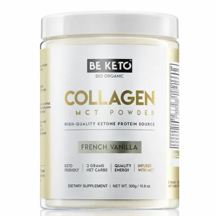 Keto Kolagen +MCT Francuska Wanilia 300 g - Beketo