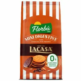 Mini Ciastka Digestive w Polewie Czekoladowej Gorzkiej Bez Dodatku Cukru 80 g - Florbu