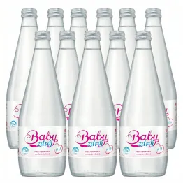 12 x Woda Źródlana Niegazowana 700 ml (Szklana Butelka) - Baby Zdrój