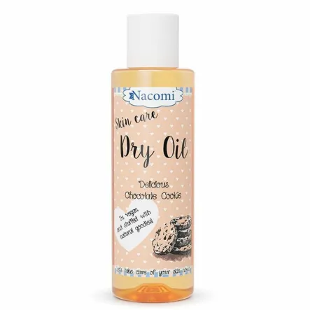 Suchy Olejek do Ciała Pyszne Czekoladowe Ciasteczko 150 ml - Nacomi
