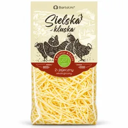 Makaron Durum 2-Jajeczny Krajanka Średnia BIO 250 g - Sielska Kluska Bartolini